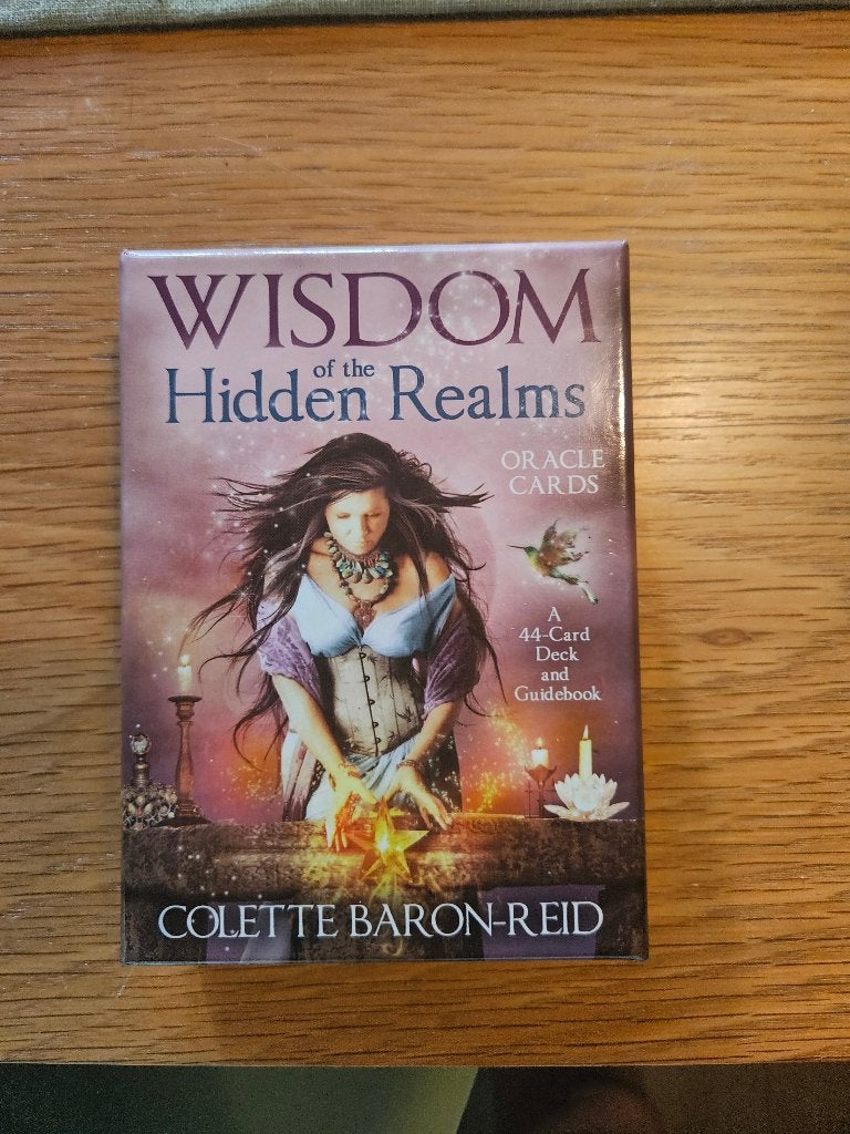 Wisdom of the Hidden Realms Oracle deck - Colette Baron-Reid, Ophalen of Verzenden, Zo goed als nieuw, Tarot of Kaarten leggen