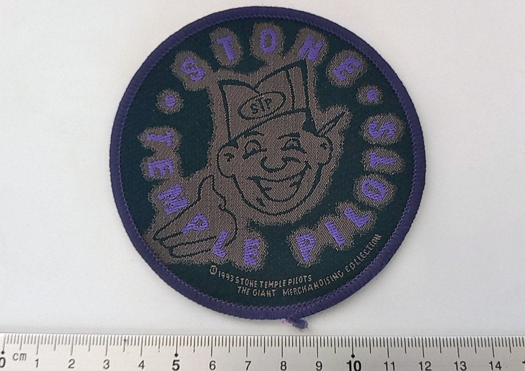 Stone Temple Pilots erg mooie vintage 1993 patch s12, Verzamelen, Ophalen of Verzenden, Zo goed als nieuw, Foto of Kaart