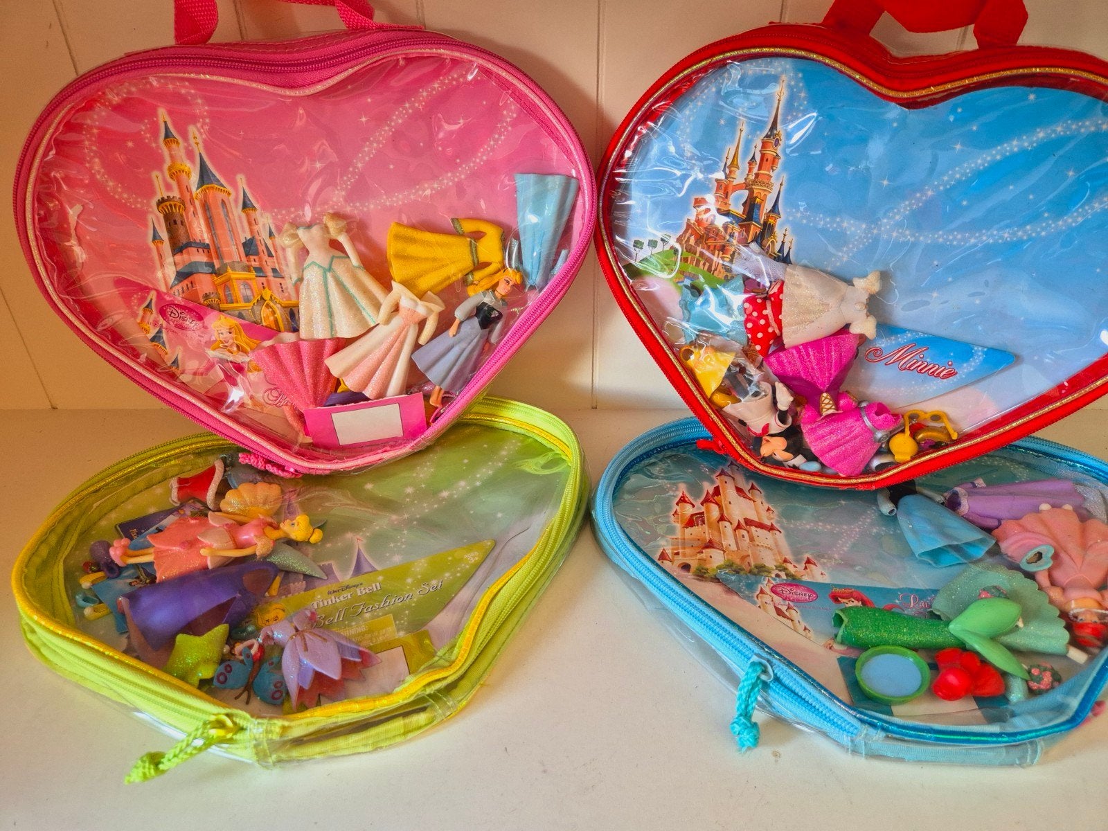 Disney fashion set minnie  tinker assepoester zeemeermin, Ophalen of Verzenden, Gebruikt