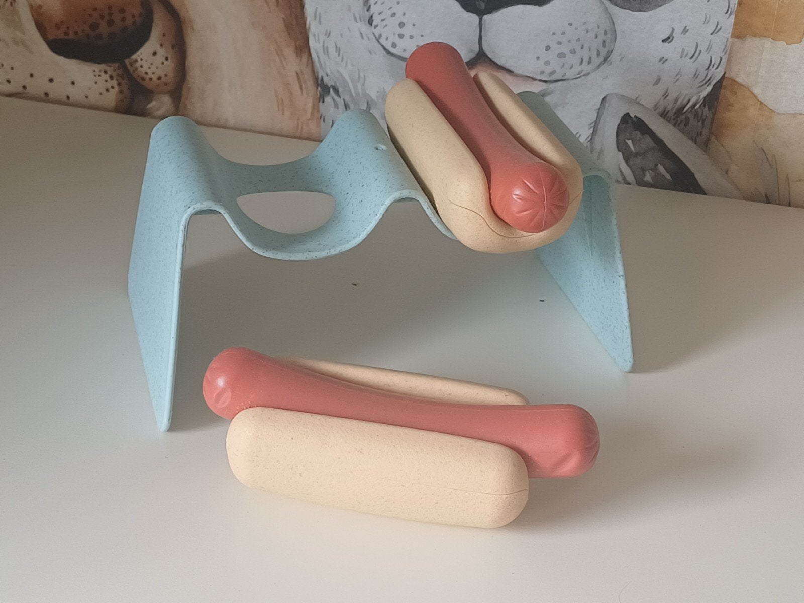 speelset hotdogs, Ophalen of Verzenden, Gebruikt, Kunststof, Speelkeuken-accessoire