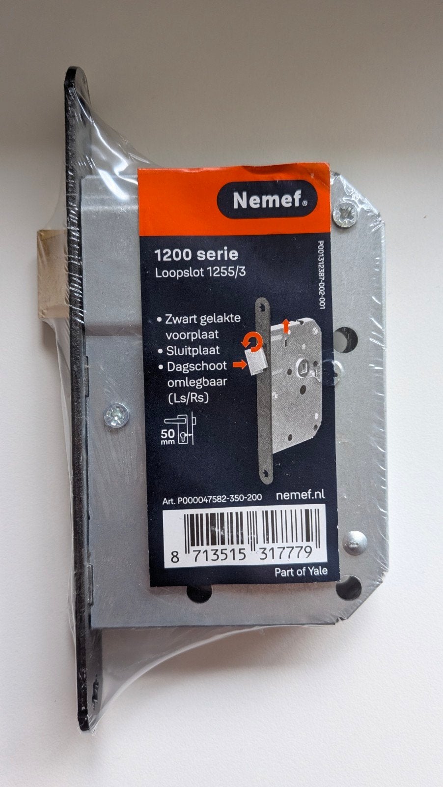 Nemef Loopsot 1255/3 - Nieuw, Ophalen of Verzenden, Nieuw, Rvs, Slot
