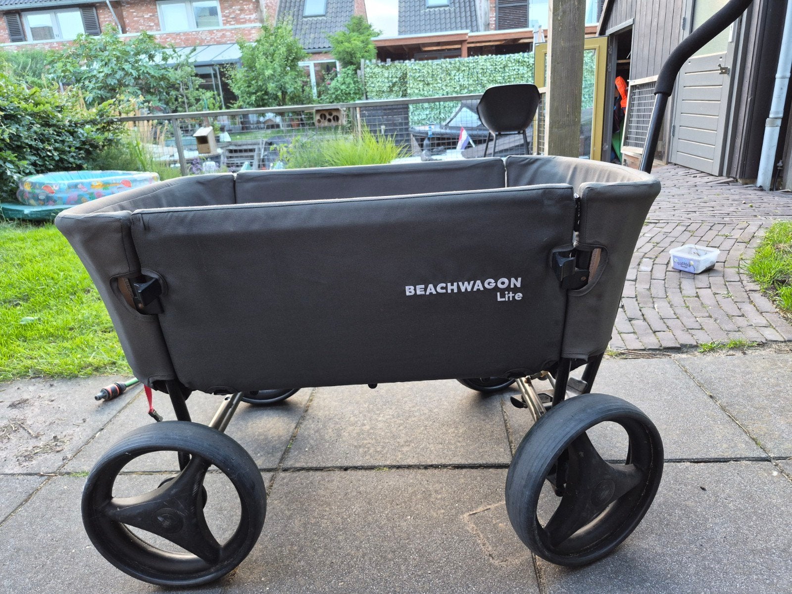 Beachwagon Lite opvouwbare bolderkar grijs, Ophalen, Opvouwbaar, Gebruikt