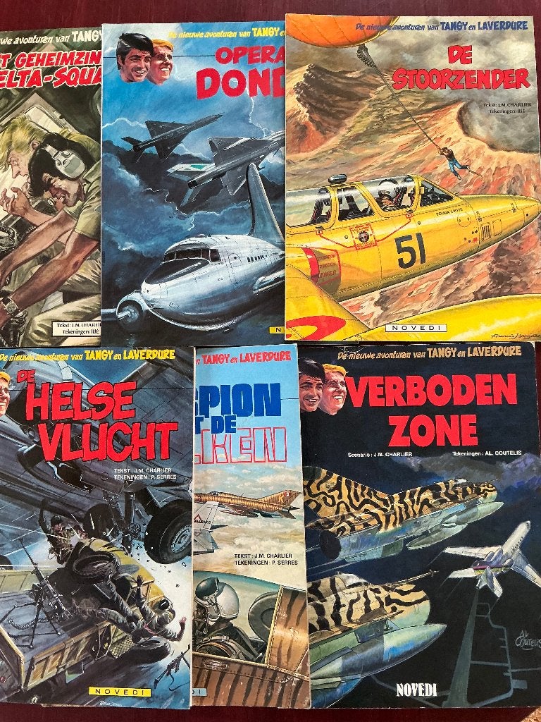 Tangy en Laverdure, Boeken, Stripboeken, Meerdere stripboeken, Ophalen of Verzenden, Gelezen