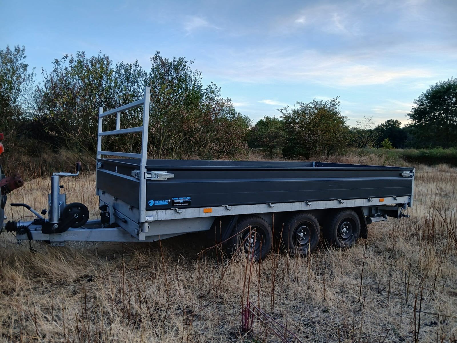 hapert cobalt kipper kieper kiepwagen tridem 3 asser, Auto diversen, Aanhangers en Bagagewagens, Ophalen