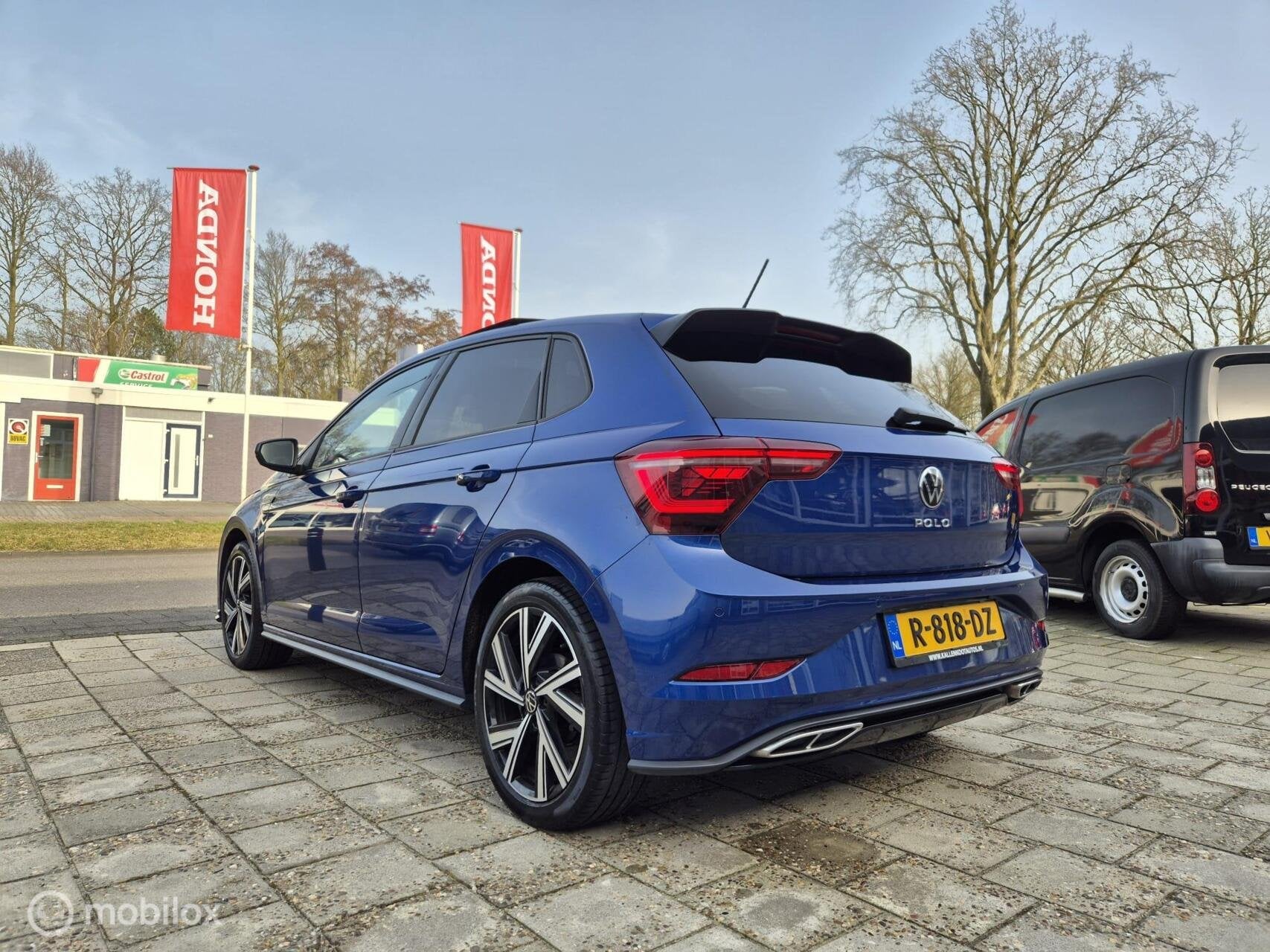 Volkswagen Polo 1.0 TSI 2x R-Line, DSG, Pano, IQ Light Grill, Stof, Gebruikt, Euro 6, Blauw