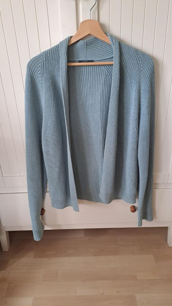 Giulia turquoise vest, Kleding | Dames, Truien en Vesten, Ophalen of Verzenden, Zo goed als nieuw, Maat 38/40 (M), Blauw