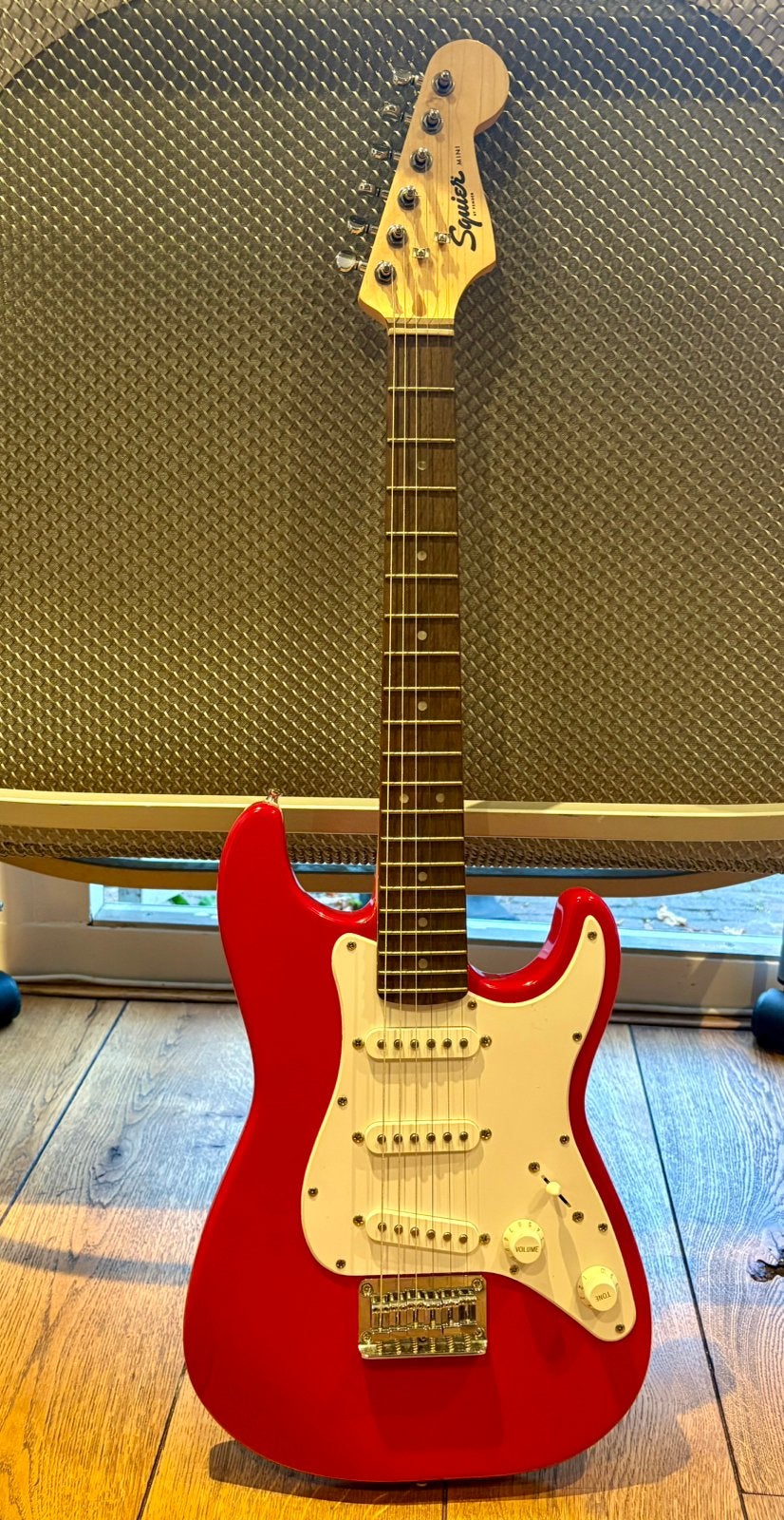 Squier Fender Mini Stratocaster electric guitar nieuw, Ophalen of Verzenden, Nieuw, Solid body, Fender