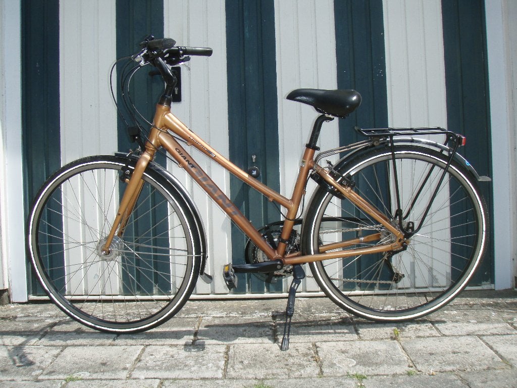 Giant Ligero 3 damesfiets, Ophalen, Gebruikt, Velgrem, Versnellingen