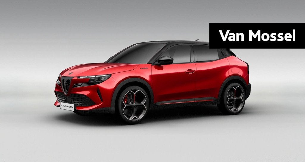 Alfa Romeo Junior Elettrica Veloce 54 kWh | 8 jaar Fabrieksg, Auto's, Alfa Romeo, 281 pk, 1535 kg, Leder en Stof, Automatische klimaatregeling