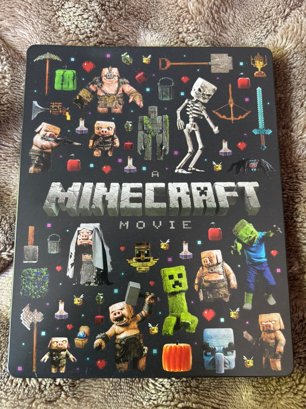 A Minecraft Movie Steelbook 4K Ultra HD Blu-Ray, Cd's en Dvd's, Blu-ray, Ophalen of Verzenden, Zo goed als nieuw, Actie