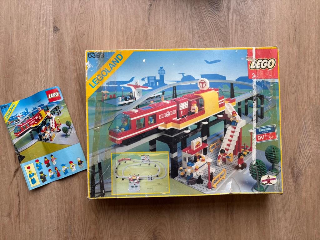 Lego 6399 - Airport Shuttle Monorail, Ophalen, Gebruikt, Lego, Inclusief minifiguren