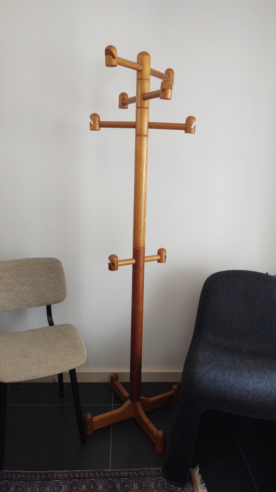 Vintage staande kapstok | grenenhout | scandinavisch | '70, Ophalen, Gebruikt, ., .