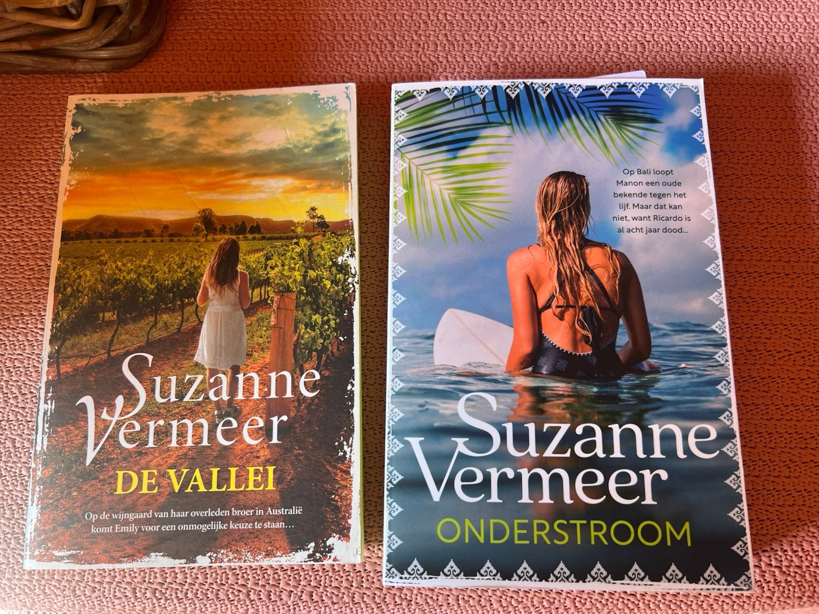 2 boeken SUZANNE VERMEER /  1 laatste nieuwe onderstroom, Boeken, Thrillers, Ophalen of Verzenden, Zo goed als nieuw, Nederland