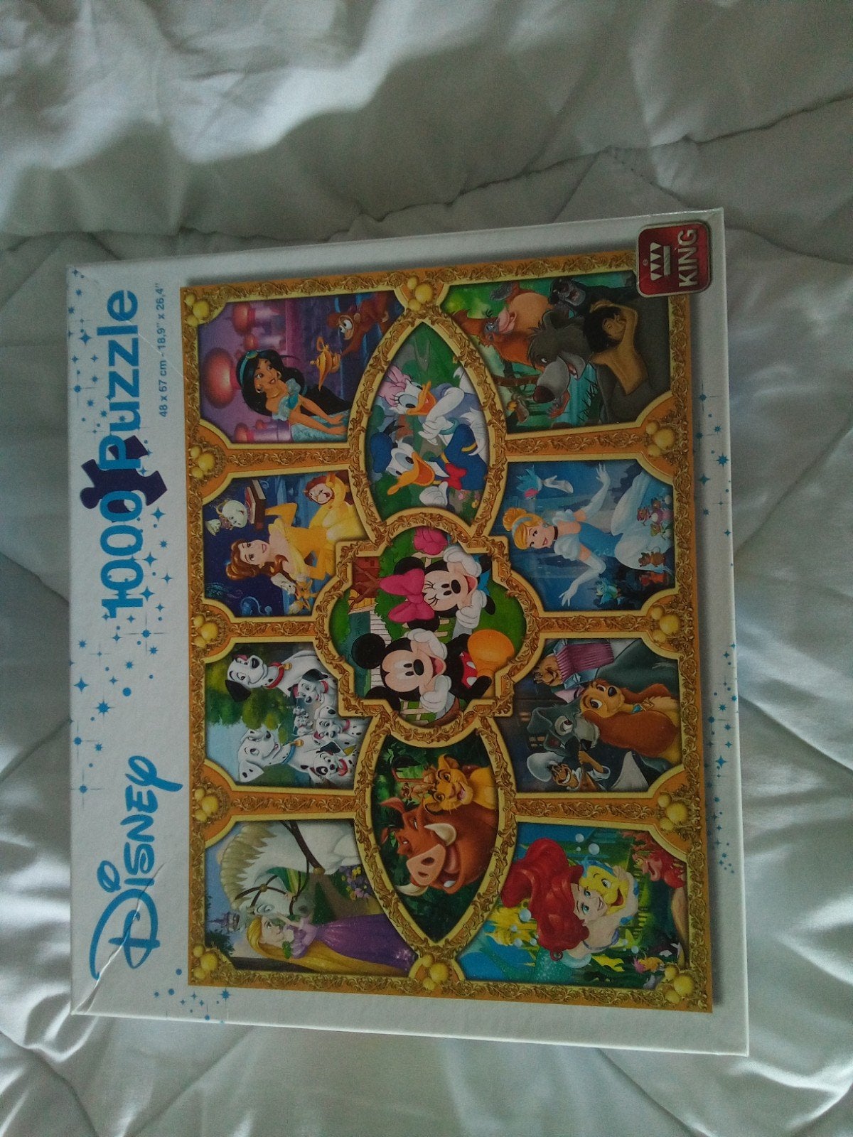Disney puzzel 1000 stukjes, Hobby en Vrije tijd, Denksport en Puzzels, Ophalen, 500 t/m 1500 stukjes, Zo goed als nieuw