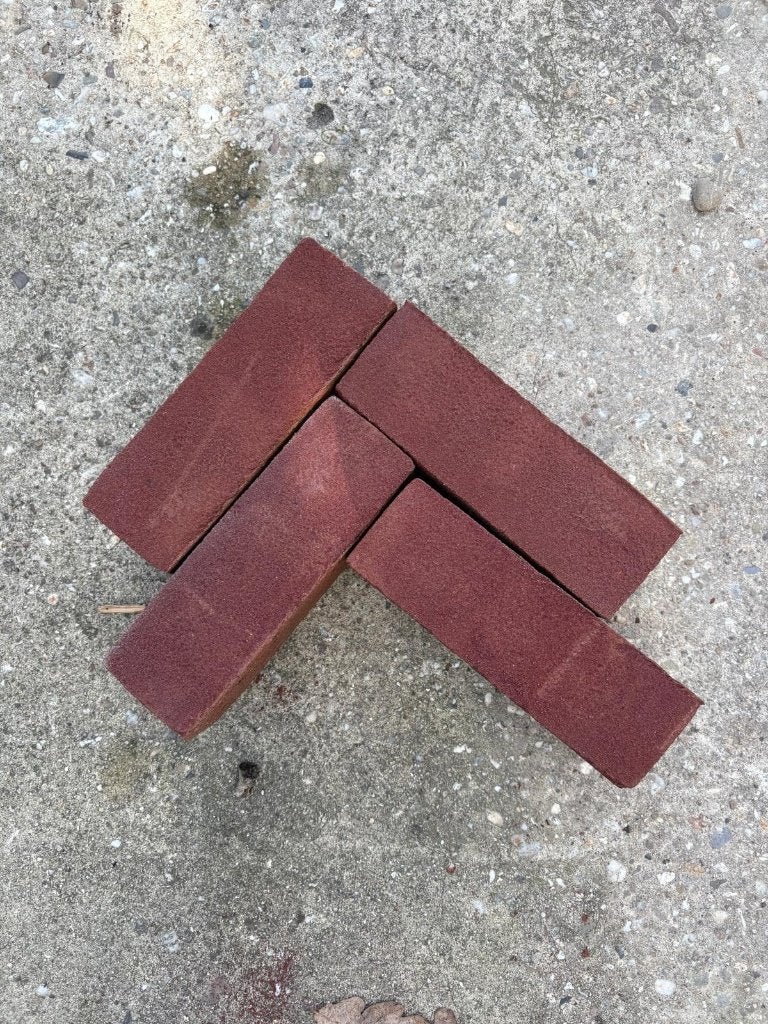 Gebakken dikformaten, Ophalen, Klinkers, Nieuw, 10 m² of meer