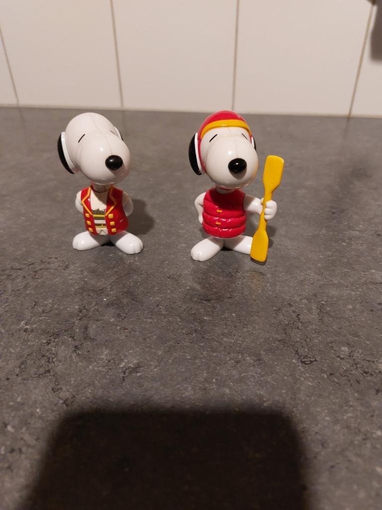 2 Snoopy figuren - Matroos en Roeier, Ophalen of Verzenden, Gebruikt