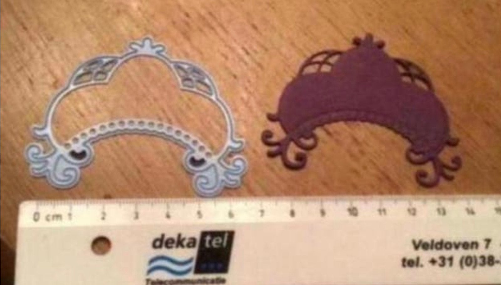 Snijmal sierlijk label van Marianne design 1491, Hobby en Vrije tijd, Ophalen of Verzenden, Zo goed als nieuw, Overige thema's