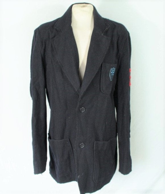 Aparte stoere jas.70% wol.Mt M.Merk Soho Street, Kleding | Heren, Maat 48/50 (M), ., Zwart, Ophalen of Verzenden