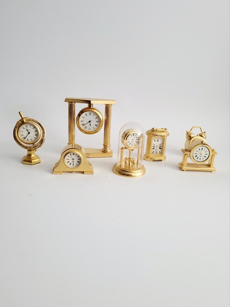 Izgs Vintage collectie miniatuur klokjes collectors item, Ophalen of Verzenden