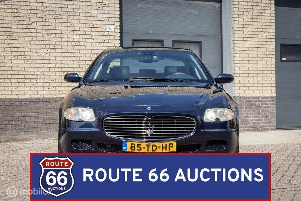 Maserati Quattroporte | 2006 | Route 66 Auctions, Auto's, Gebruikt, Overige carrosserieën, Zwart, Bedrijf