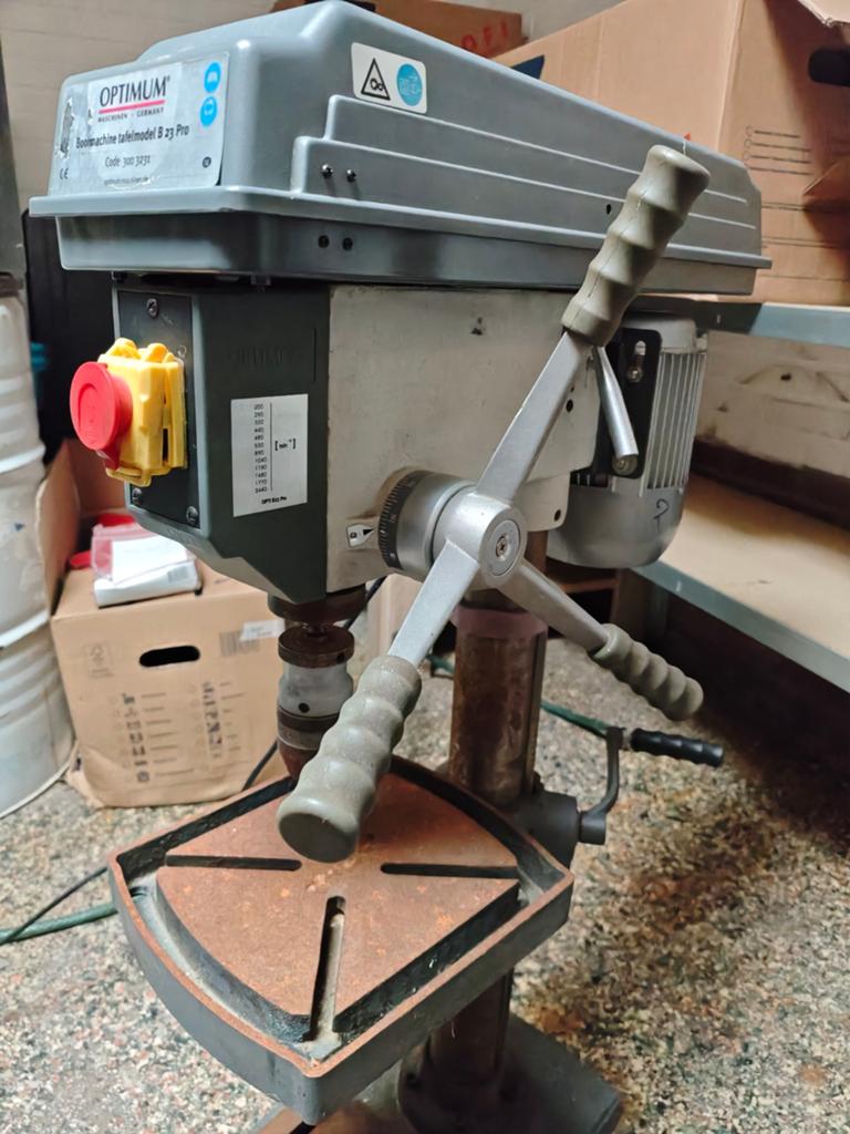 Optimum Tafelboormachine B23 Pro, Ophalen, Gebruikt, Kolomboormachine