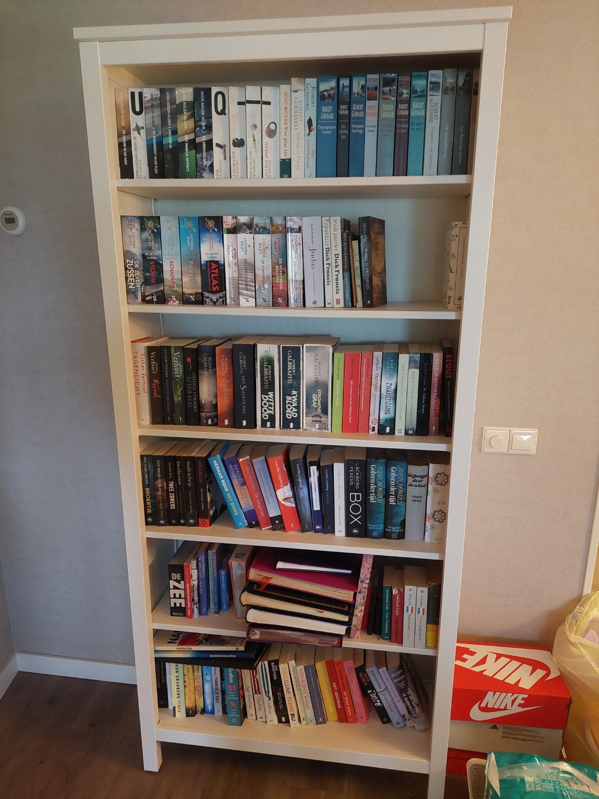 Boekenkast 198x89x34 cm, Ophalen, 50 tot 100 cm, Zo goed als nieuw, X