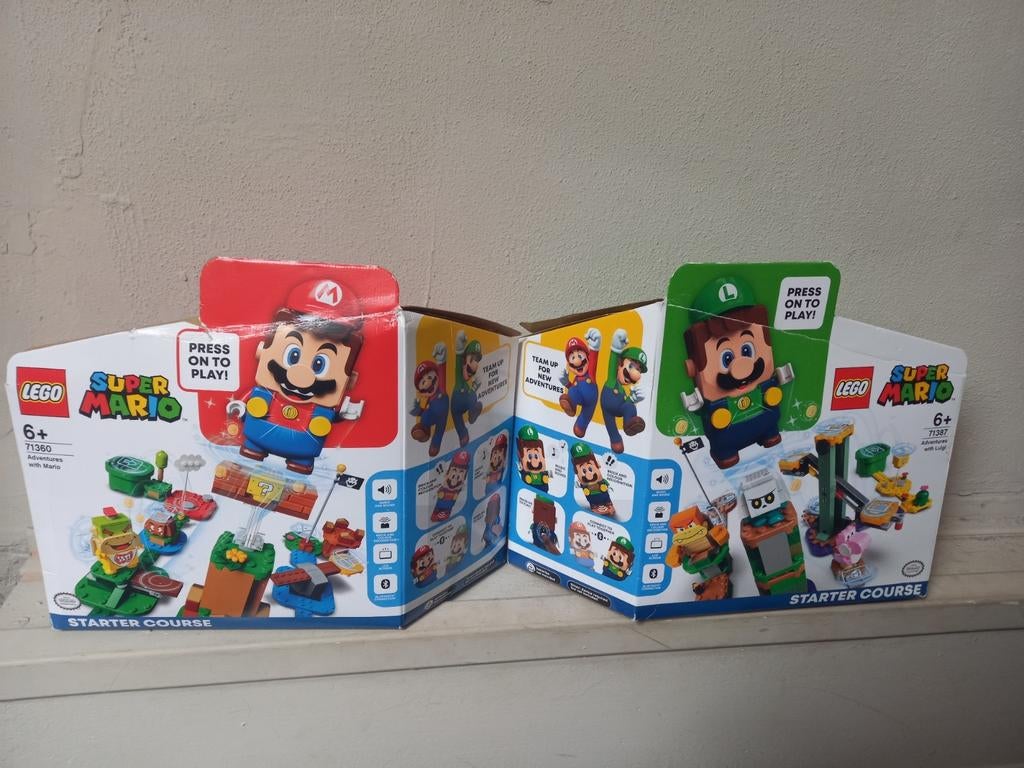 Lego Super Mario lego Starter set Mario & Luigi, Ophalen of Verzenden, Zo goed als nieuw