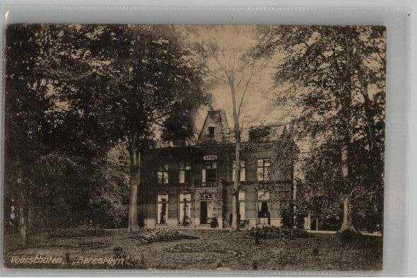 Voorschoten Beresteyn bijzonder stempel 1927
