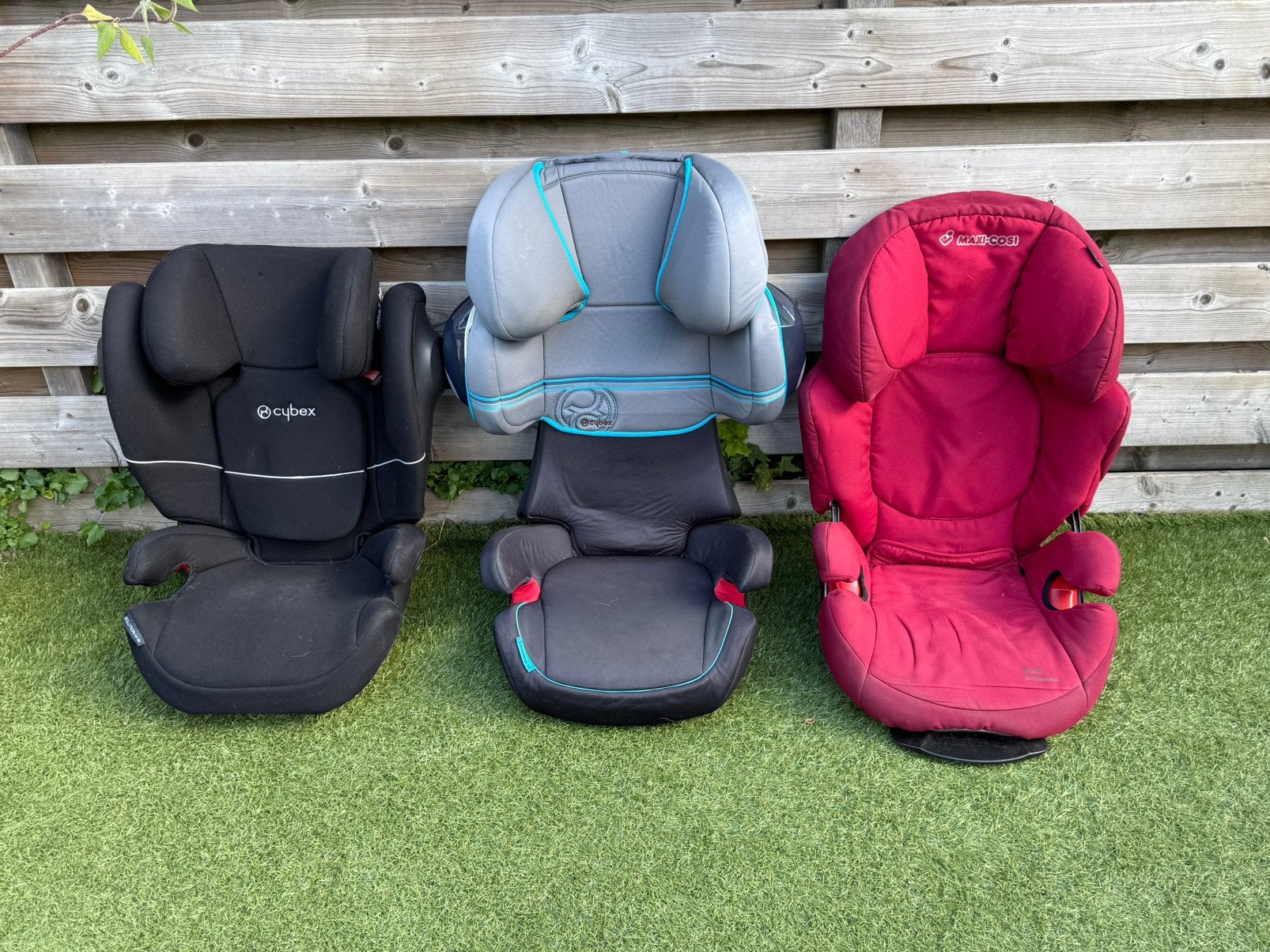 Diverse autostoelen. Gebruikt maar nog in goede staat, 15 t/m 36 kg, Afneembare rugleuning, Ophalen, Overige merken