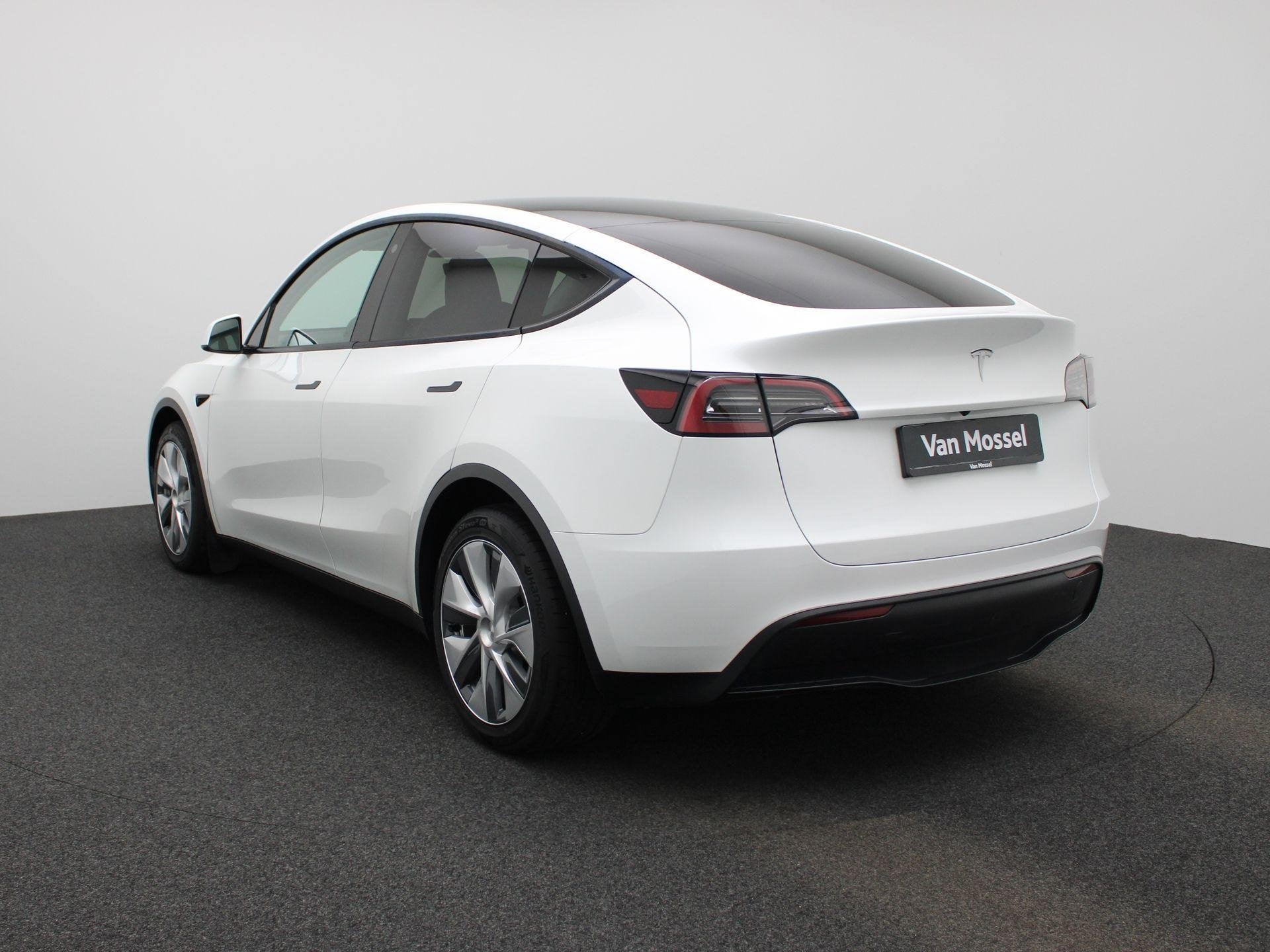 Tesla Model Y Long Range AWD 75 kWh | PANORAMADAK | ELEKTRIS, Auto's, Automaat, 12 maanden, Stof, Gebruikt