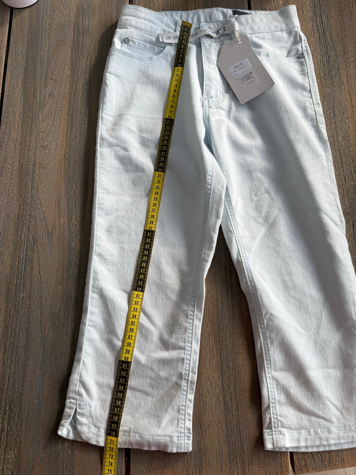 Lichtblauwe ParaMi broek - Maat 34, Kleding | Dames, Blauw, Nieuw, Ophalen of Verzenden, Driekwart