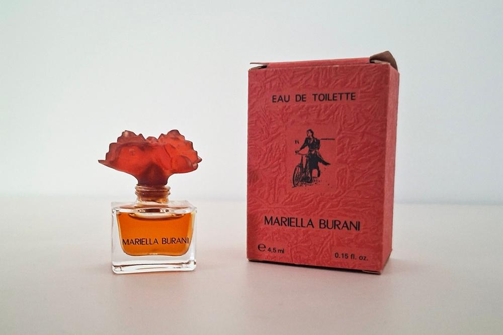Mariella Burani parfum miniatuur- EDT, Ophalen of Verzenden, Zo goed als nieuw, Miniatuur, Gevuld