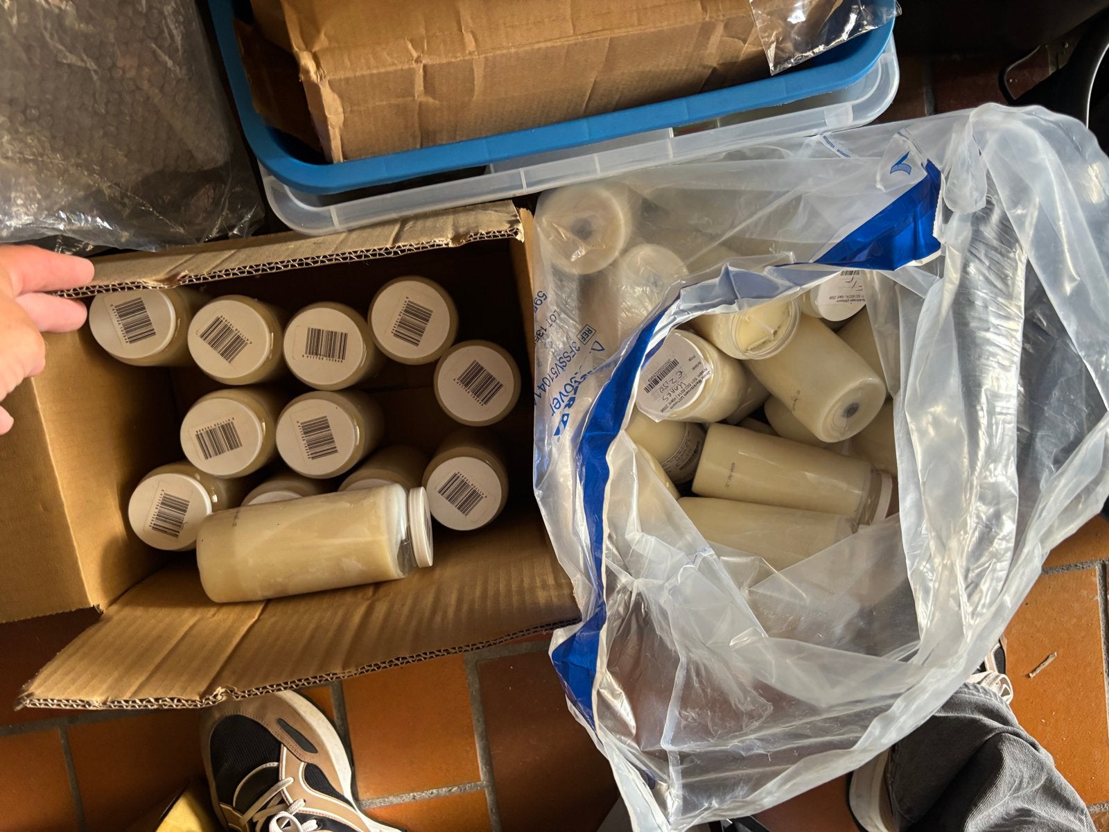 30 stuks Grafkaarsen - Nieuw in verpakking, Kunststof, Wit, Nieuw, Ophalen of Verzenden