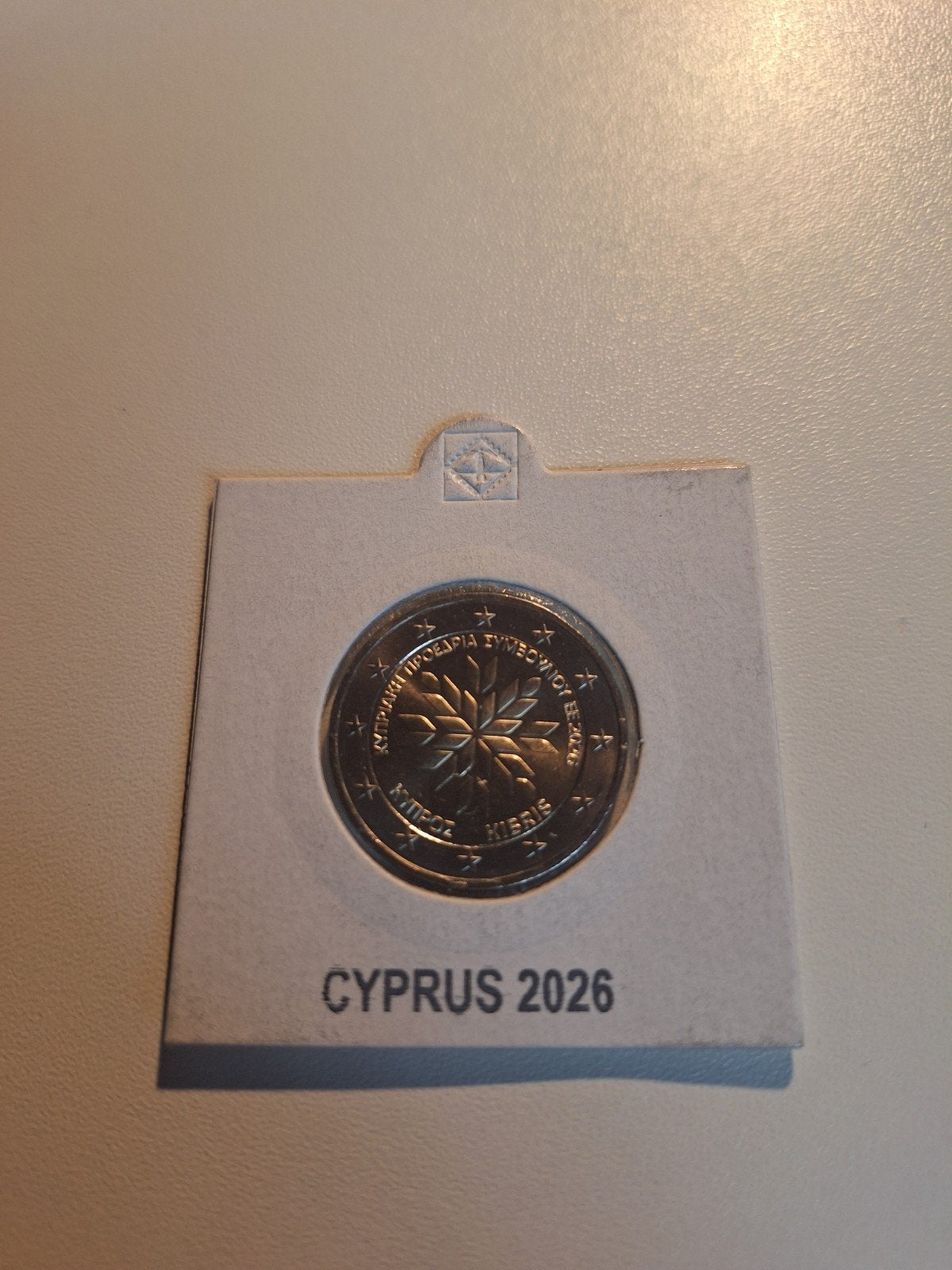 2 Euro munt Cyprus 2026 voorzitterschap, Postzegels en Munten, Munten | Europa | Euromunten, Ophalen of Verzenden, Cyprus, 2 euro