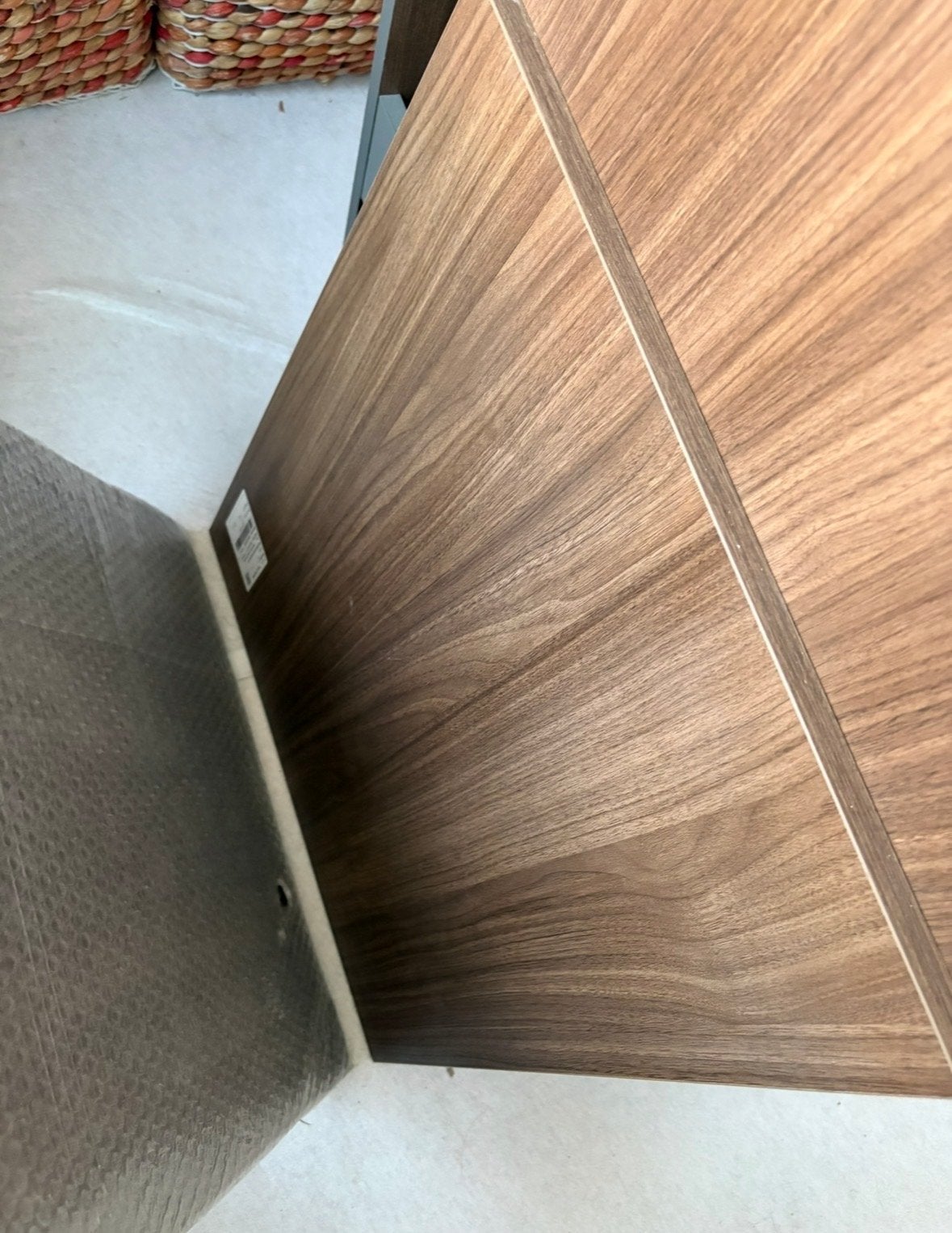 2x Saniselect Socan Wastafelblad Noten Urban 60x51cm, Ophalen, Overige typen, Nieuw, 50 tot 100 cm