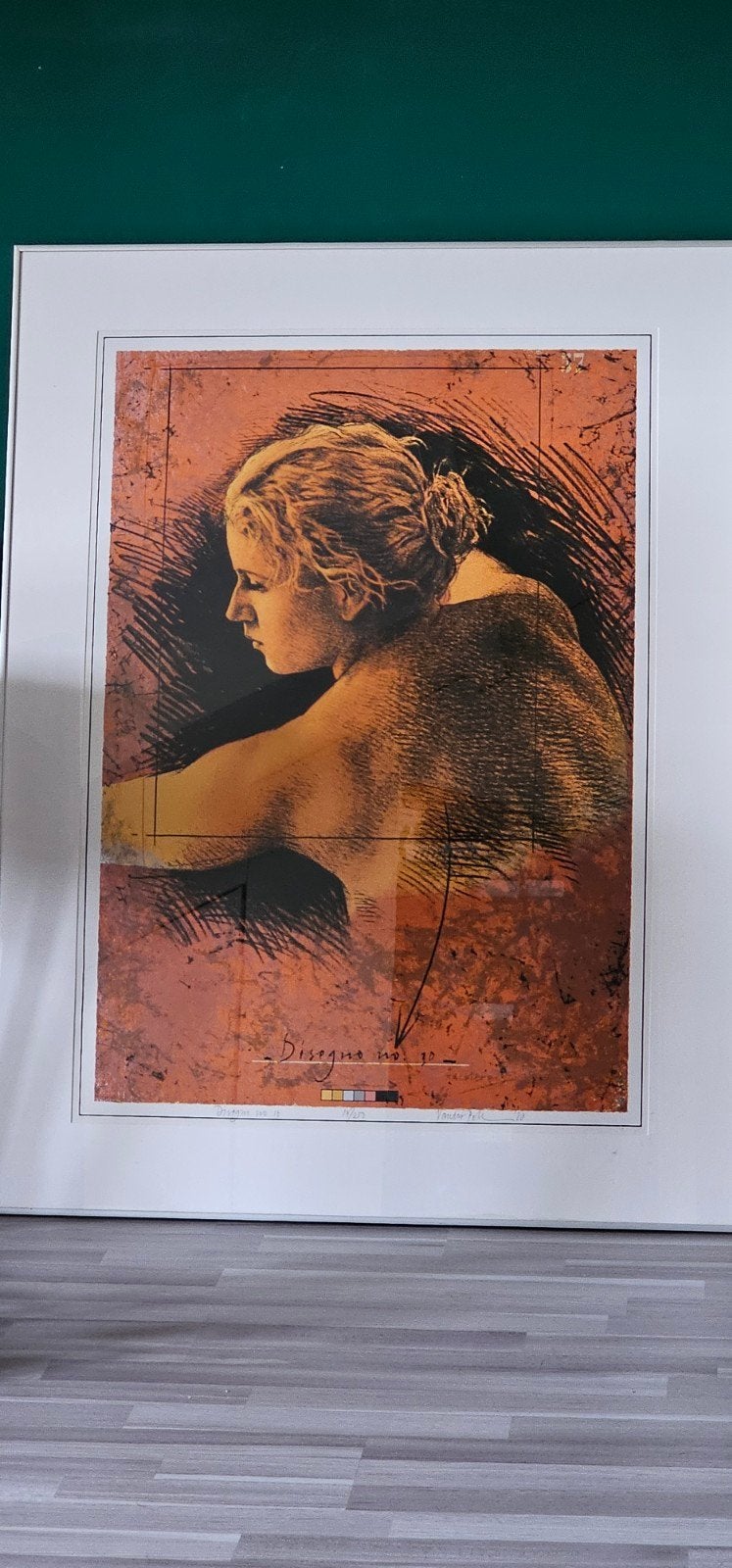 Zeefdruk "Disegno no 10" - Bas Van der Poll, beperkte oplage, Ophalen