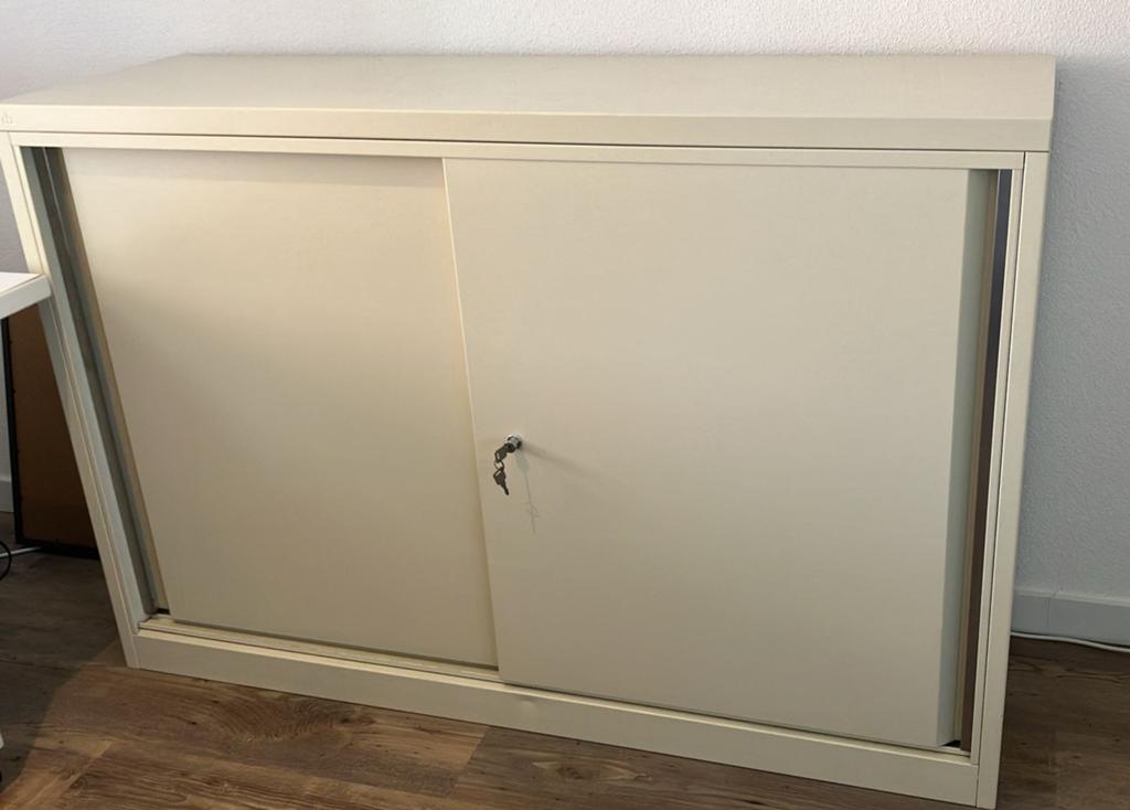 Ronis Mibre metalen archief schuifdeur kast, Huis en Inrichting, Kasten | Roldeurkasten en Archiefkasten, Ophalen of Verzenden