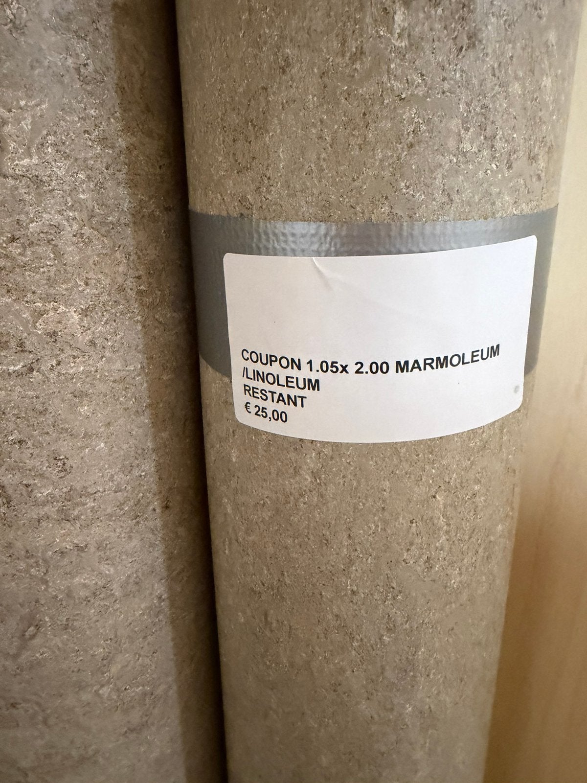 MARMOLEUM COUPONS /RESTANTEN, Beige, Nieuw, Ophalen of Verzenden, 5 tot 10 m²