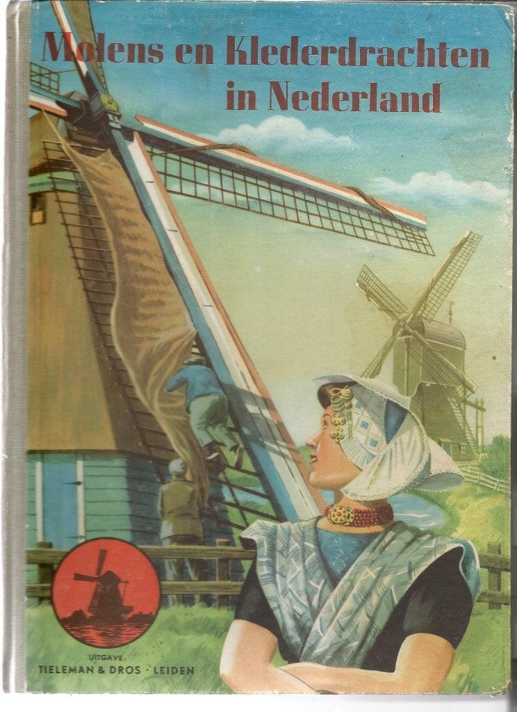 Plaatjesalbum Molens en Klederdrachten in Nederland, Ophalen of Verzenden, Gelezen, Warnaars en Hijlkema, Plaatjesalbum