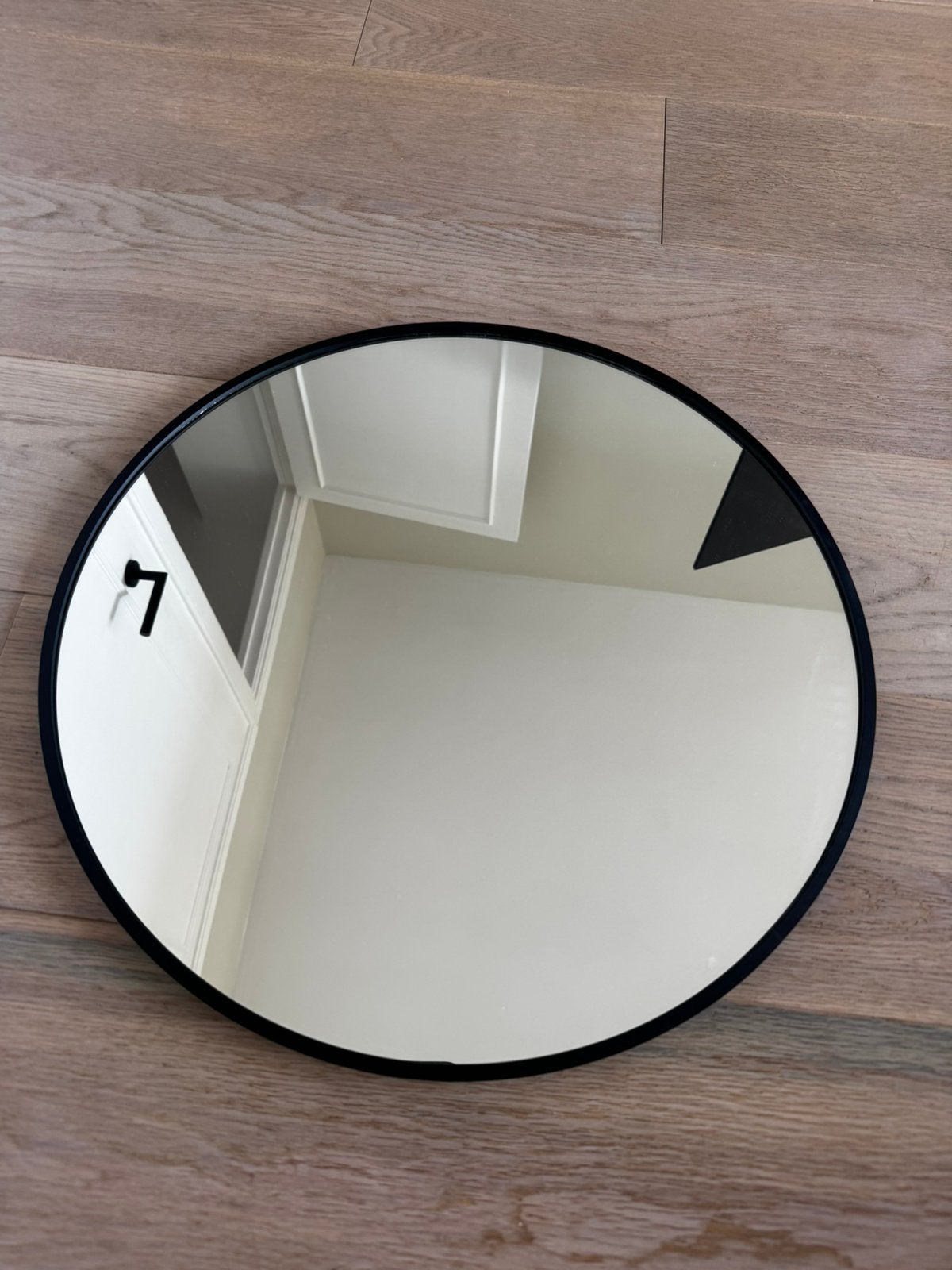 Ronde spiegel H&M Home 50cm, Ophalen, Minder dan 50 cm, Rond, Zo goed als nieuw