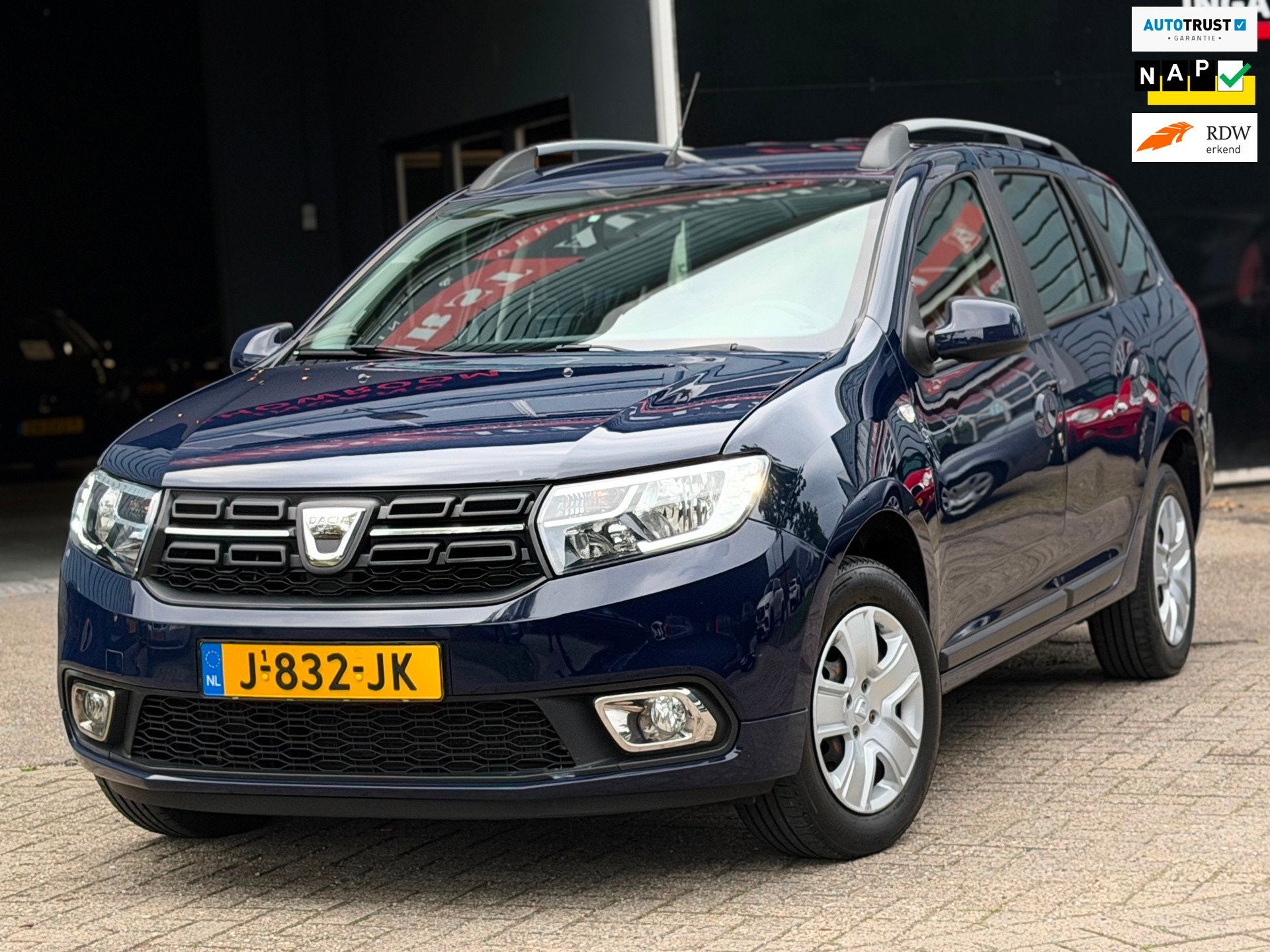 Dacia Logan MCV 1.0 TCe Bi-Fuel Comfort LPG-G3 CAMERA/PDC/NA, Auto's, Dealer onderhouden, Blauw, 1110 kg, Origineel Nederlands
