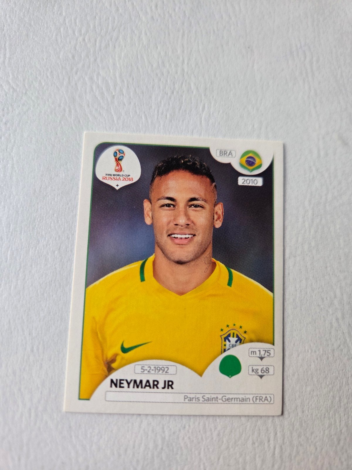 Panini Neymar Jr, Ophalen of Verzenden, Zo goed als nieuw, Plaatje