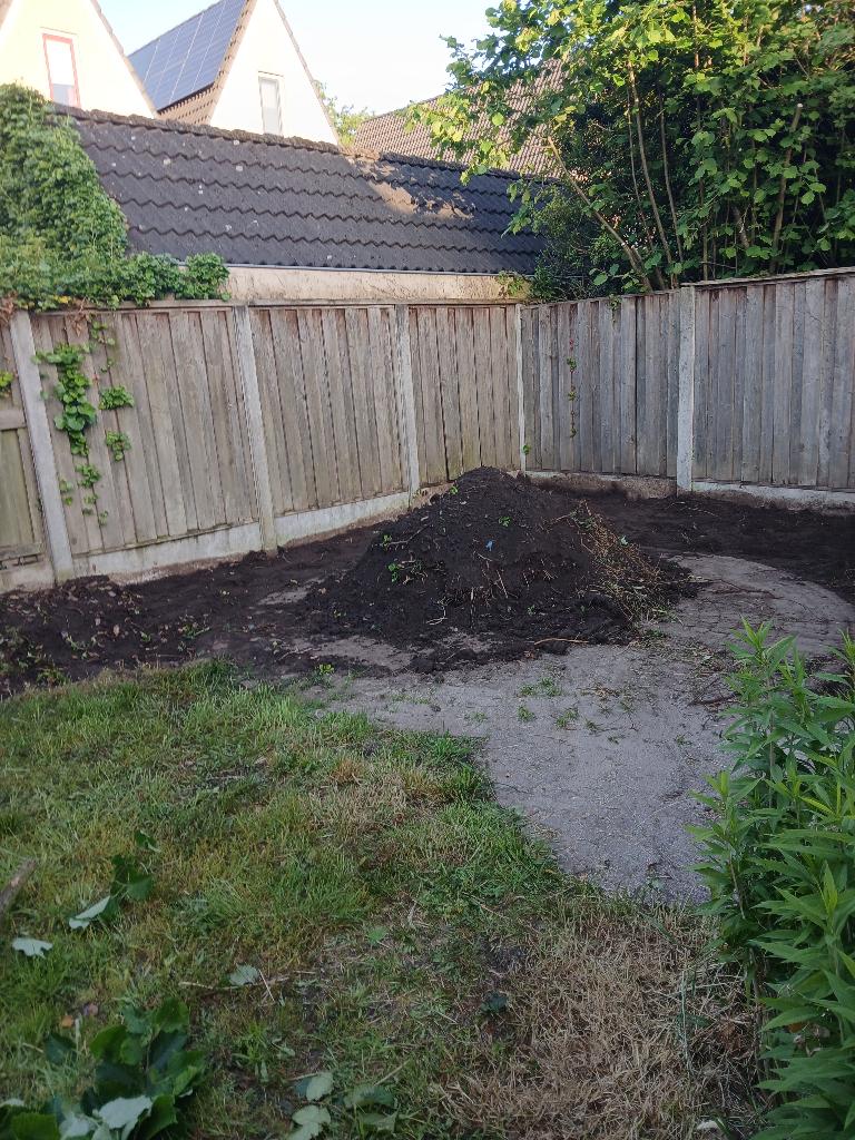 Zwarte aarde / zwarte grond, Ophalen, Tuinaarde