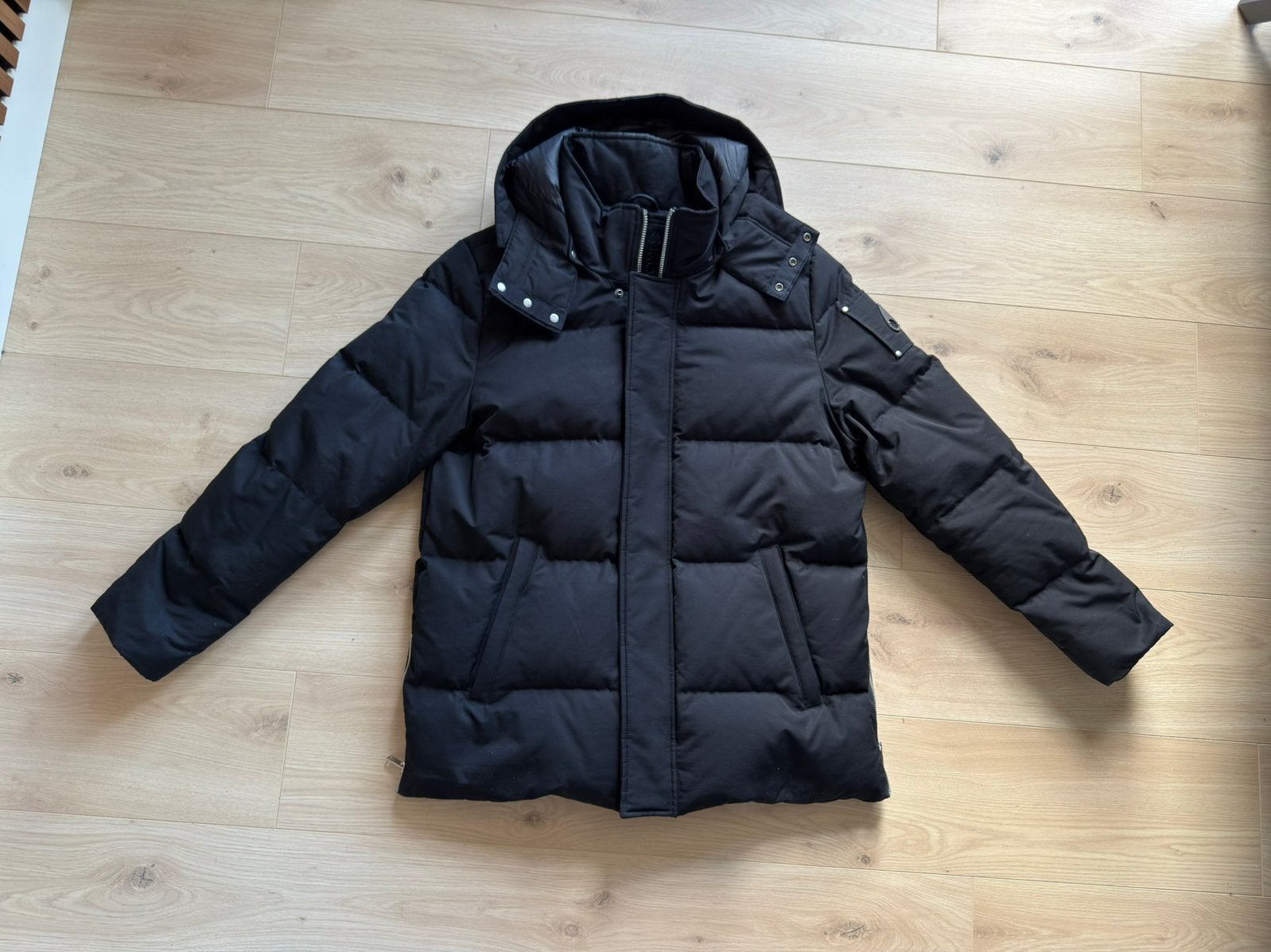 Moose Knuckles Winterjas XL, Ophalen of Verzenden, Zo goed als nieuw, Maat 56/58 (XL), Zwart