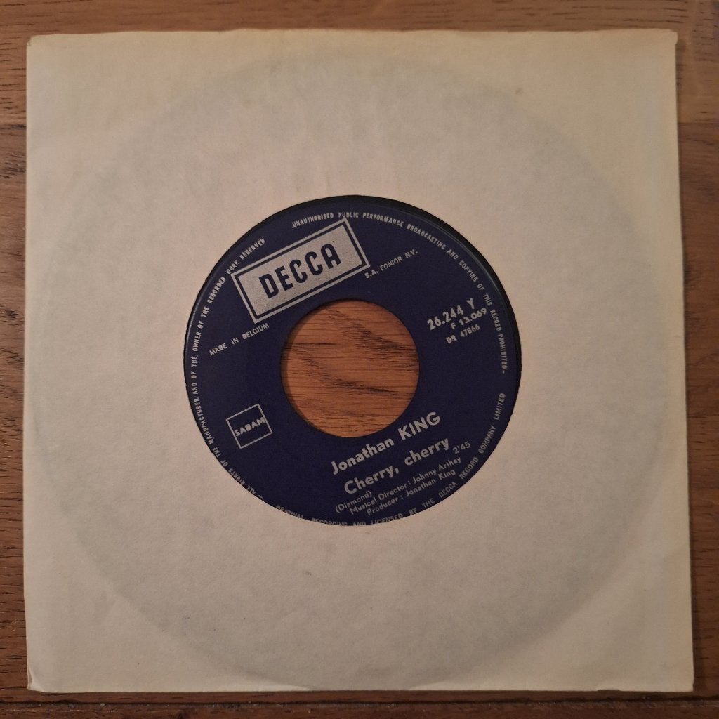 Jonathan King - Cherry Cherry (007), Ophalen of Verzenden, Gebruikt, Pop