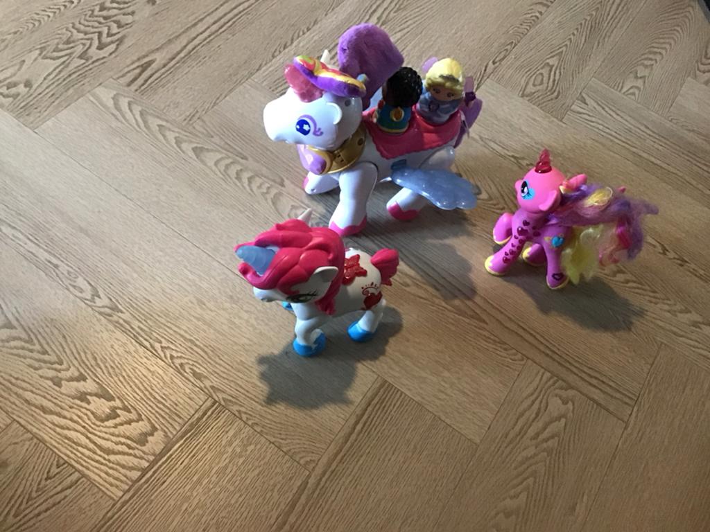 Eenhoorn speelgoed set - VTech en My Little Pony, Ophalen, Gebruikt, Meisje