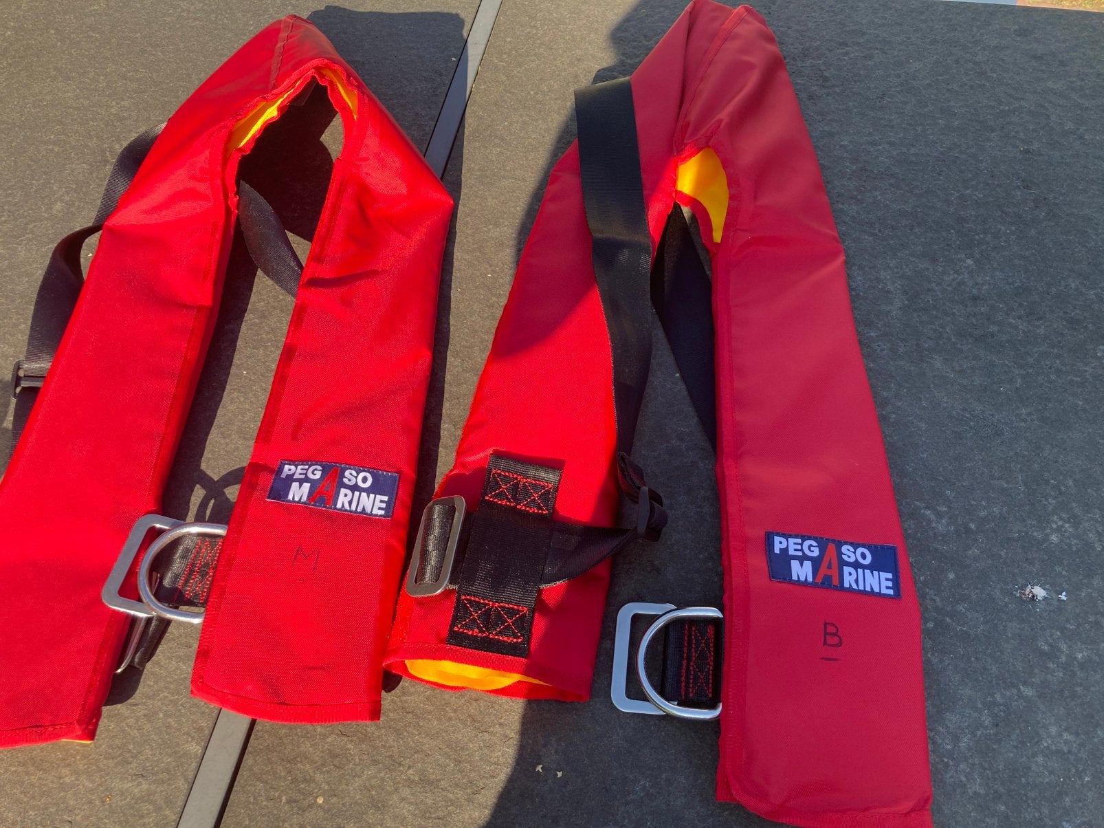 Pegaso reddingsvest lifejacket 2x, Ophalen of Verzenden, Zo goed als nieuw, Dame of Heer, Reddingsvest of Zwemvest