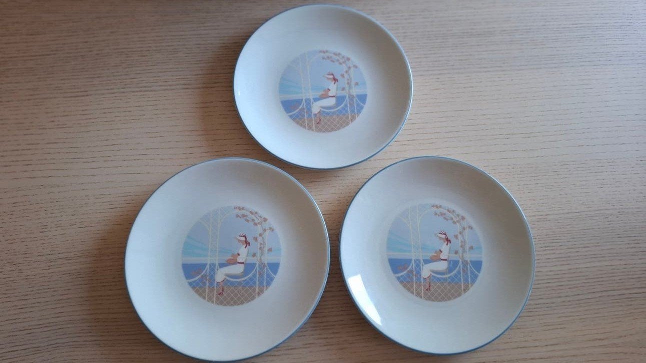 Kronester West Bavaria bordjes - Art deco, Ophalen of Verzenden