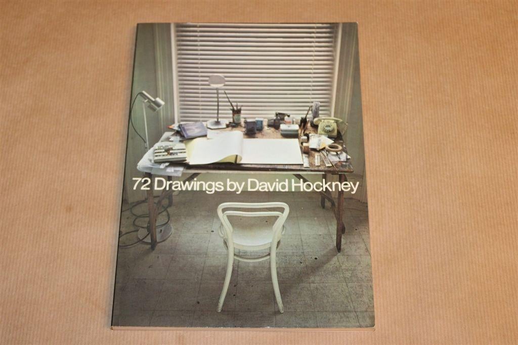 72 Tekeningen van David Hockney — Kunstboek 1971 [EN], Boeken, Kunst en Cultuur | Beeldend, Ophalen of Verzenden, Gelezen