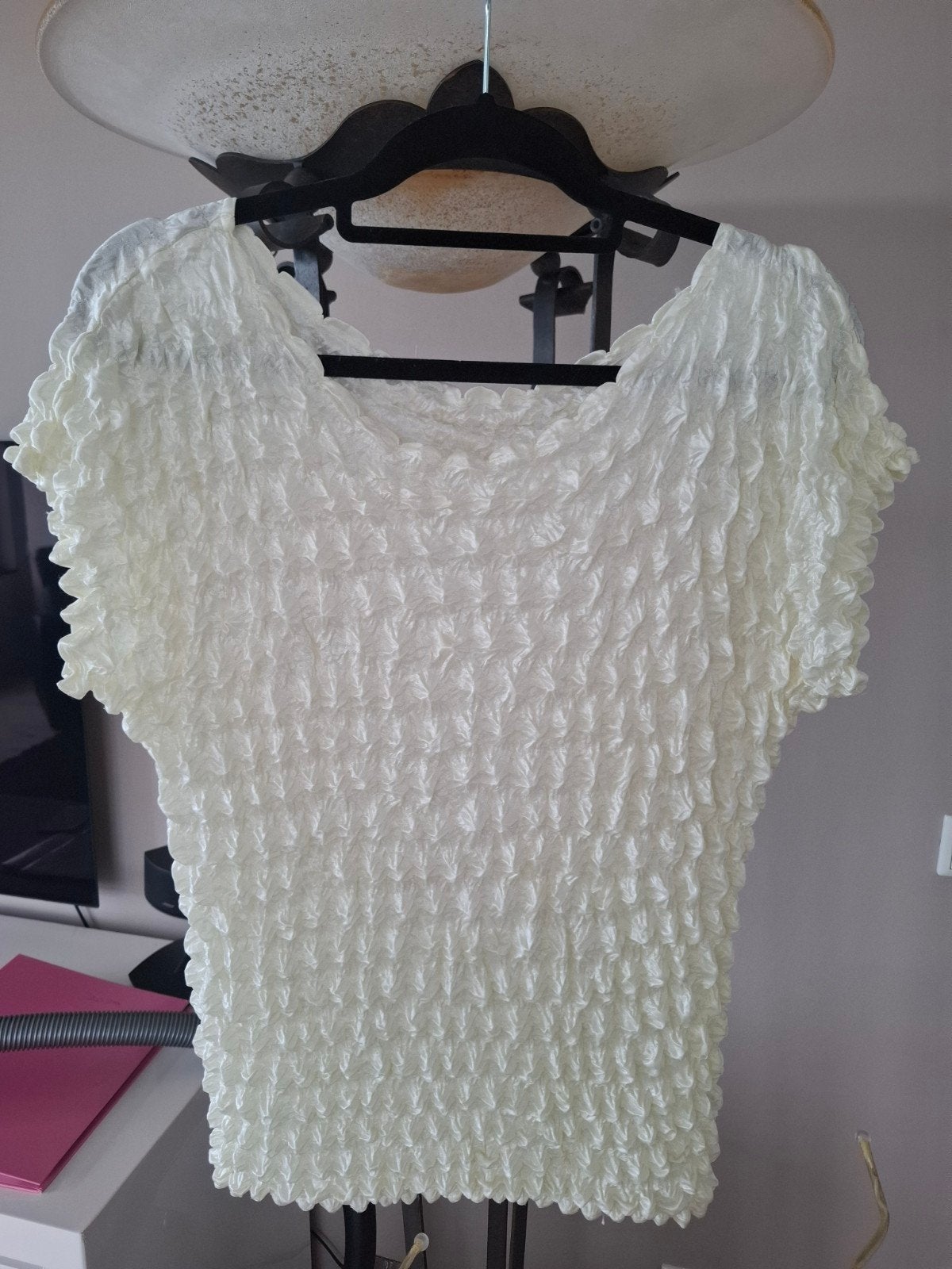Nieuw top / blouse  one size, Maat 38/40 (M), Beige, Nieuw, Ophalen of Verzenden